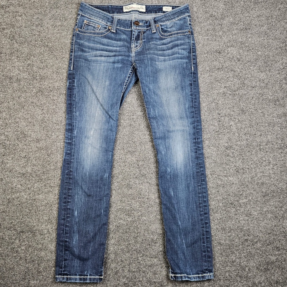 Buckle BKE Sabrina Slim Straight Jeans Women's 29R Dark Wash Low Rise‎ Stretch